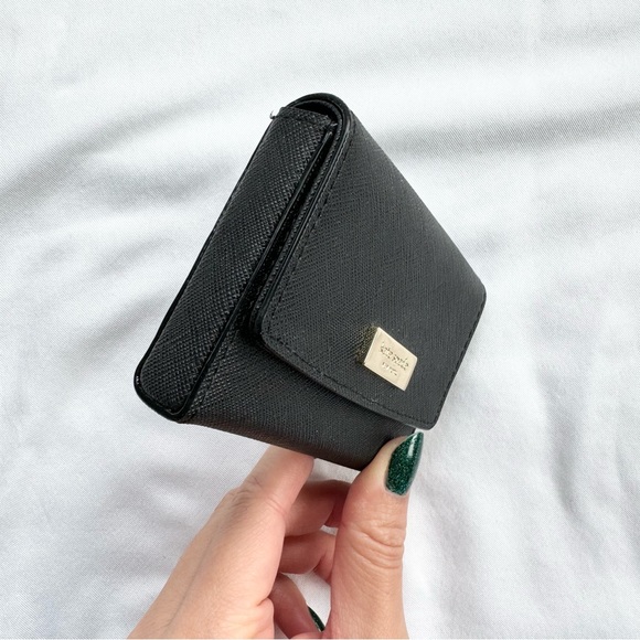 Kate Spade card holder wallet in black saffiano - Picture 4 of 7